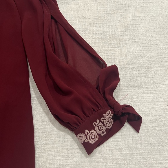 Francesca’s Burgundy Dress - Picture 3 of 4